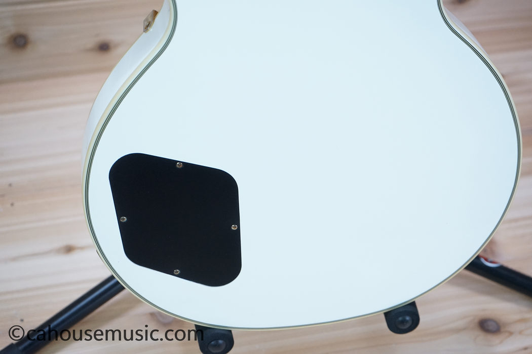 Epiphone Les Paul Custom Pro Alpine White Electric Guitar Used