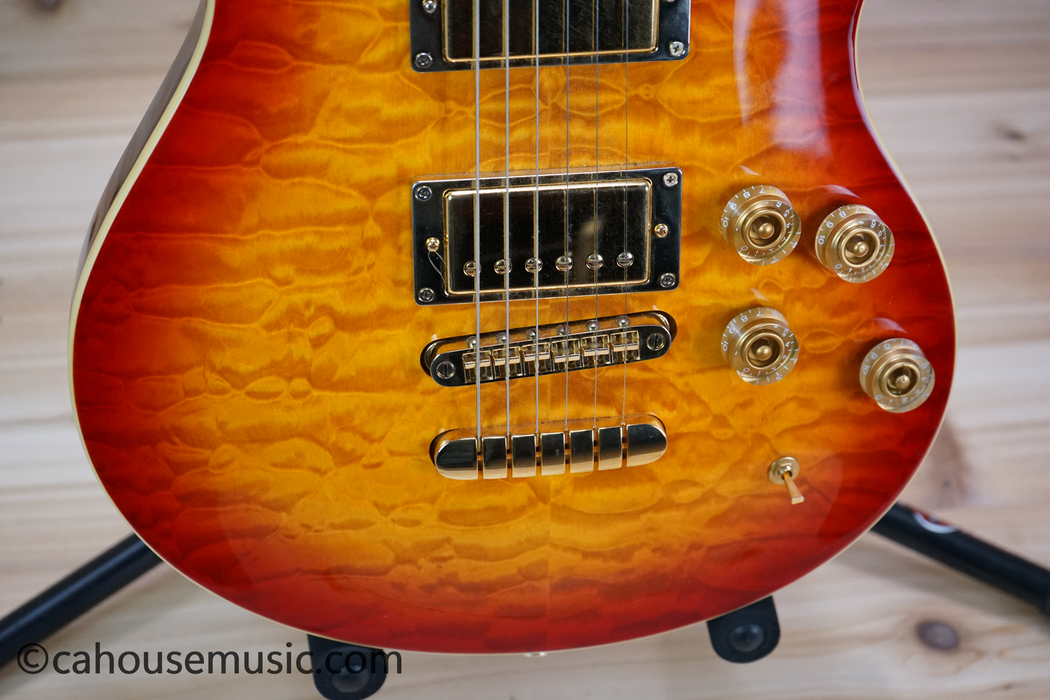 Peavey HP Signature Series EXP Quilted Top Electric Guitar Cherry Sunburst Used