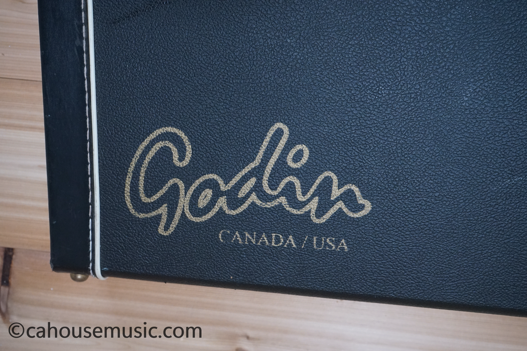 Godin LGX-SA Trans Blue Flame AAA Solid Body Electric Guitar Used