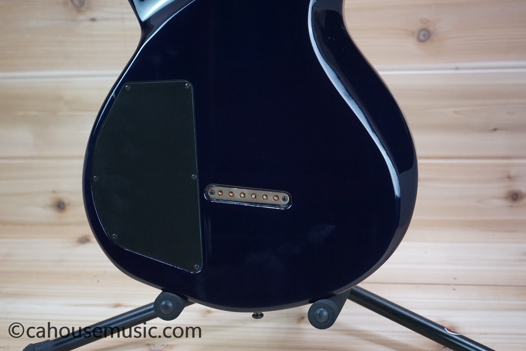 Godin LGX-SA Trans Blue Flame AAA Solid Body Electric Guitar Used