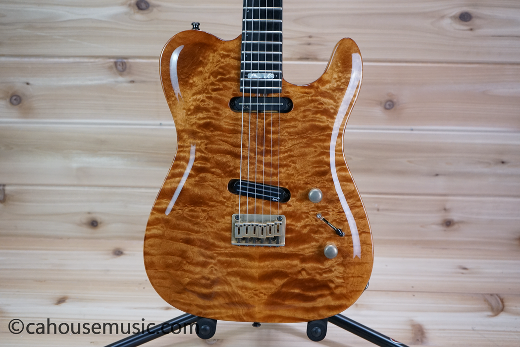Godin Artisan TC Amber Quilt Top Telecaster Electric Guitar Used