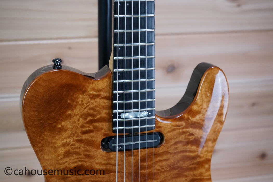 Godin Artisan TC Amber Quilt Top Telecaster Electric Guitar Used