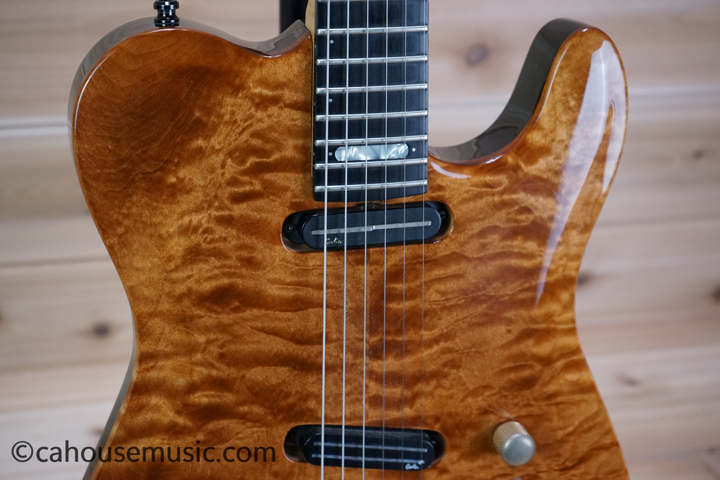 Godin Artisan TC Amber Quilt Top Telecaster Electric Guitar Used