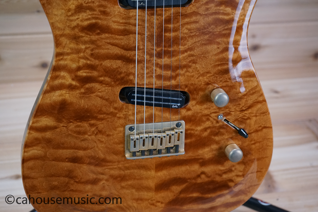 Godin Artisan TC Amber Quilt Top Telecaster Electric Guitar Used