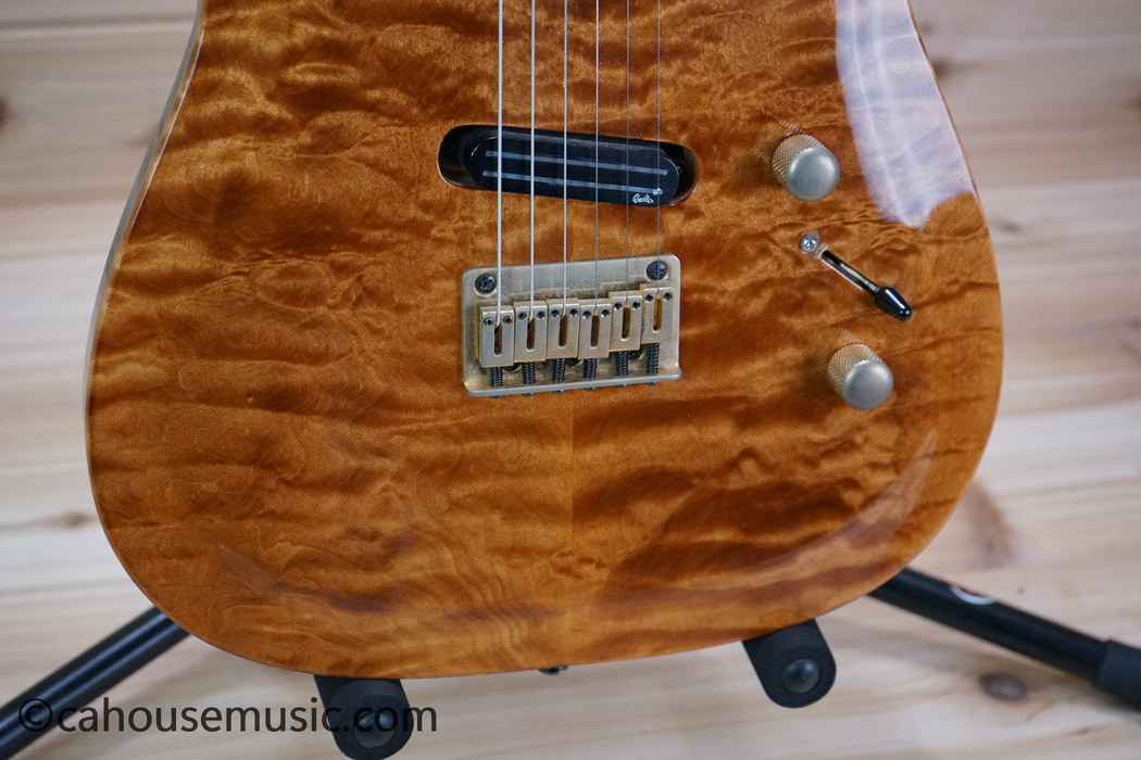 Godin Artisan TC Amber Quilt Top Telecaster Electric Guitar Used