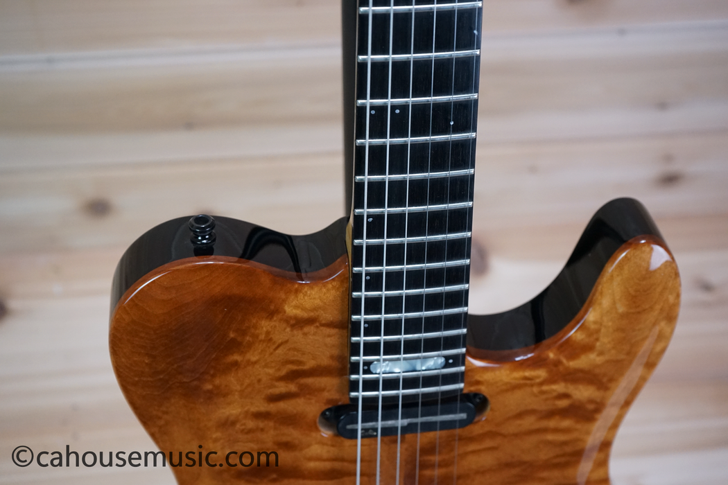 Godin Artisan TC Amber Quilt Top Telecaster Electric Guitar Used