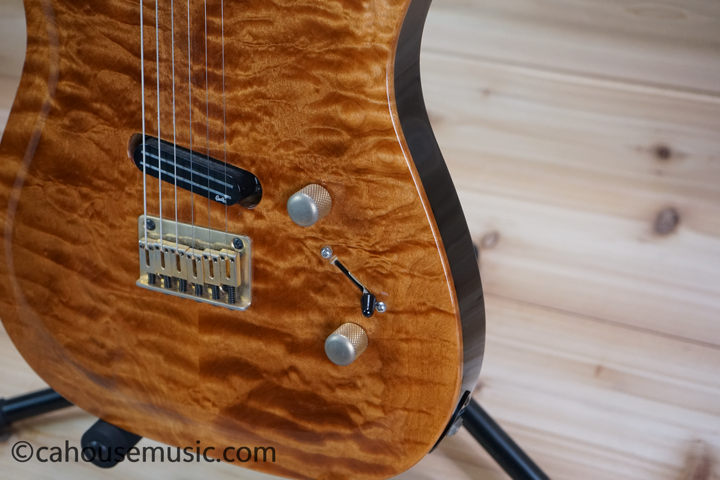 Godin Artisan TC Amber Quilt Top Telecaster Electric Guitar Used