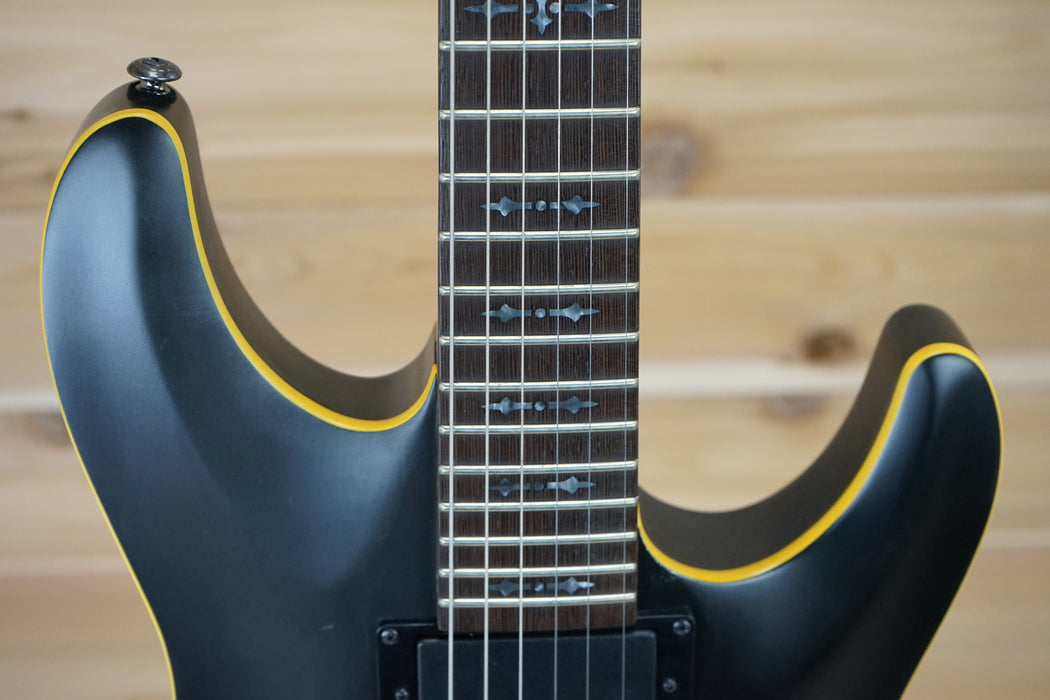 Schecter Demon-6 FR Electric Guitar Aged Black Satin B-Stock