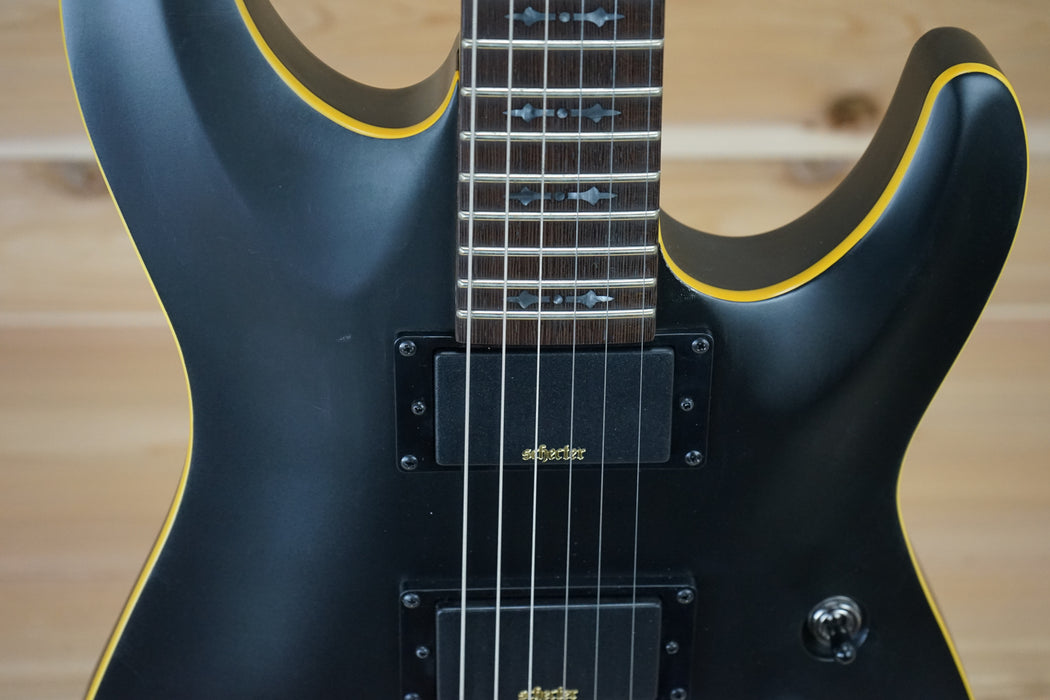 Schecter Demon-6 FR Electric Guitar Aged Black Satin B-Stock