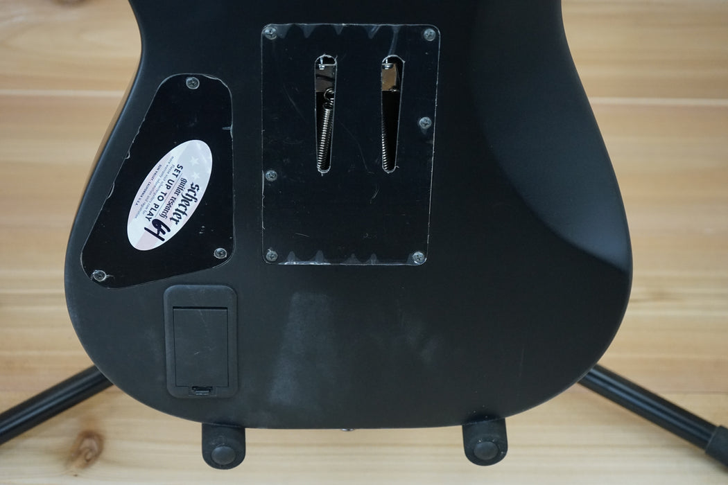 Schecter Demon-6 FR Electric Guitar Aged Black Satin B-Stock
