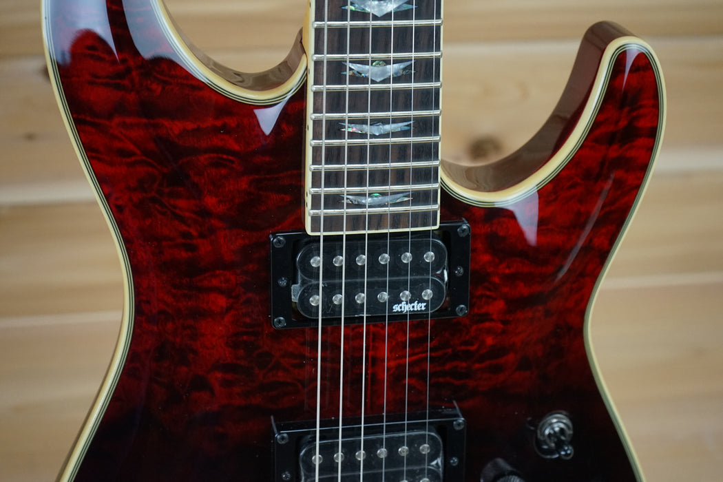 Schecter Omen Extreme-6 Blood Burst Electric Guitar B-Stock