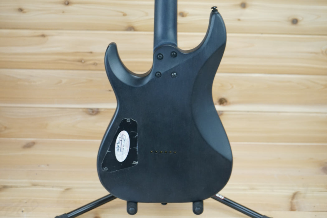Schecter Omen Elite-6 See-Thru Blue Burst Solid Body Electric Guitar B-Stock
