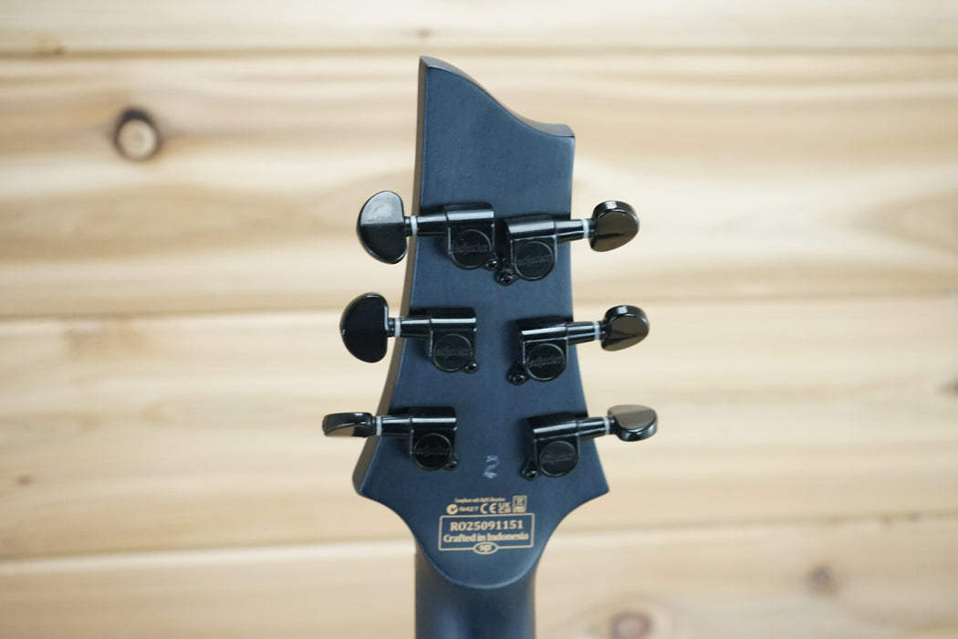 Schecter Omen Elite-6 See-Thru Blue Burst Solid Body Electric Guitar B-Stock