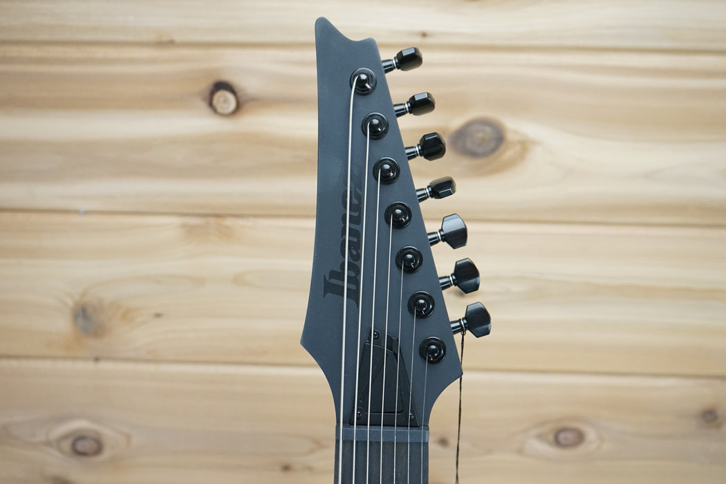 Ibanez Iron Label RGDRB71 7-String Electric Guitar Black Flat B-Stock
