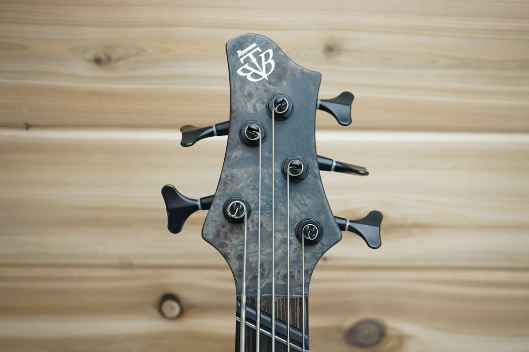 Ibanez BTB805MS 5-String Bass Guitar Transparent Gray Flat B-Stock