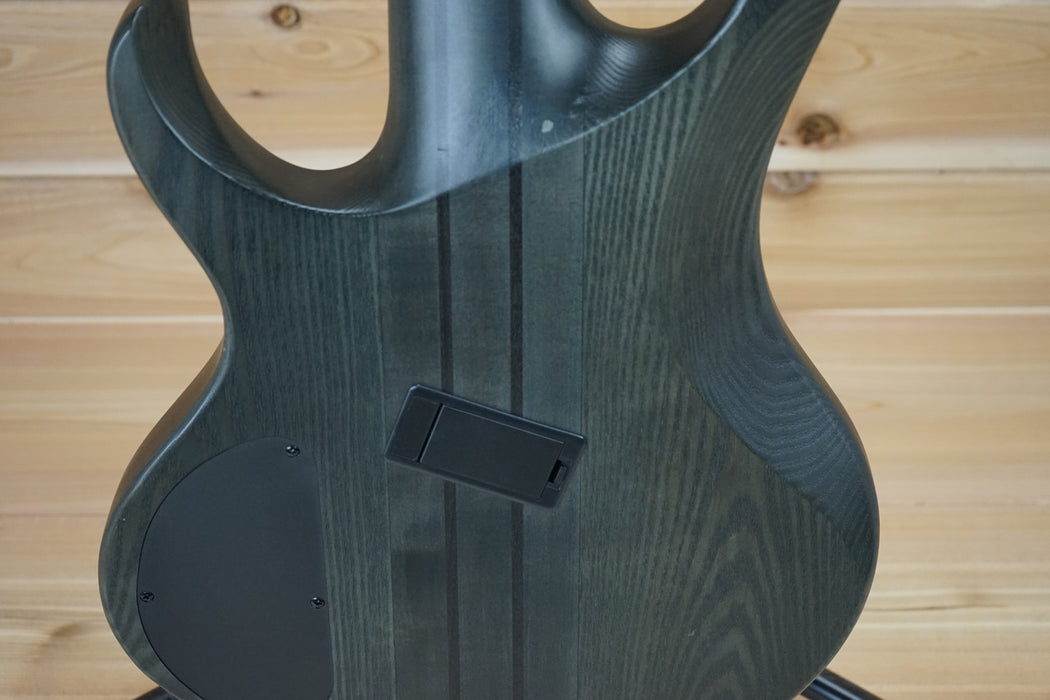 Ibanez BTB805MS 5-String Bass Guitar Transparent Gray Flat B-Stock