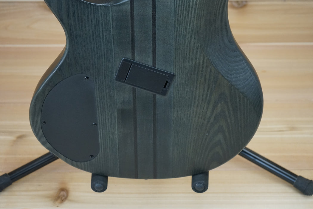 Ibanez BTB805MS 5-String Bass Guitar Transparent Gray Flat B-Stock