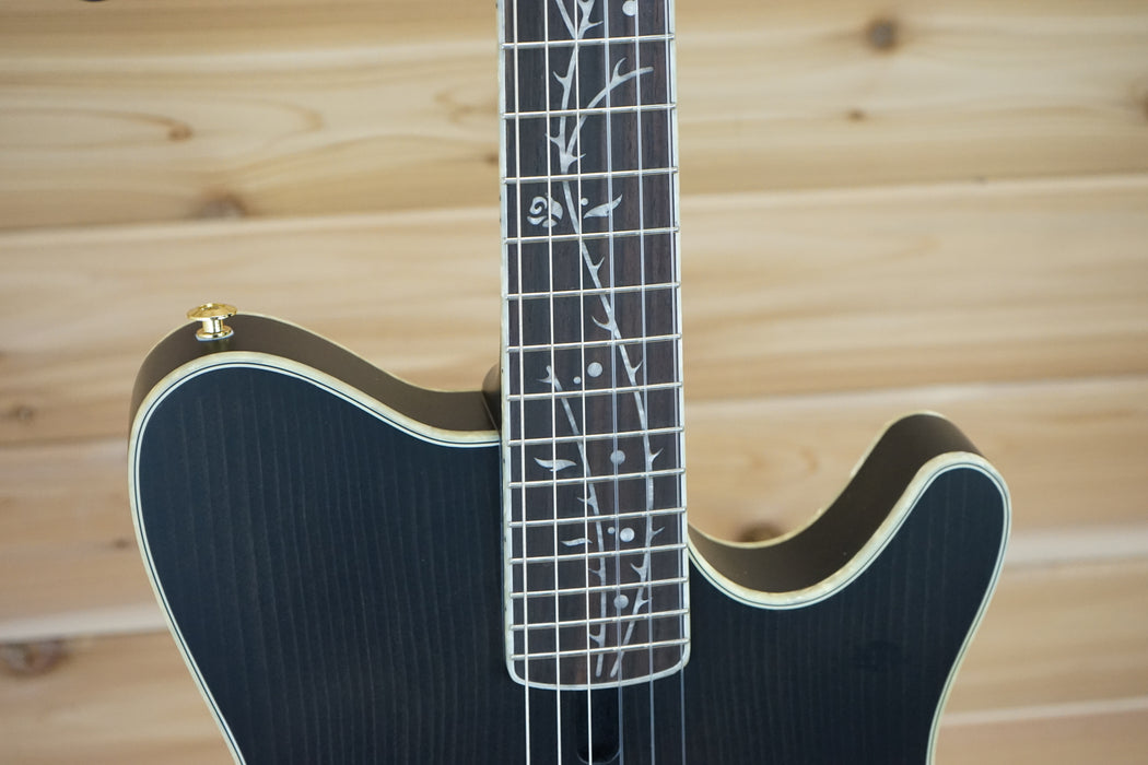 Ibanez TOD10N Tim Henson Signature Nylon-String Acoustic-Electric Guitar Transparent Black Flat B-Stock