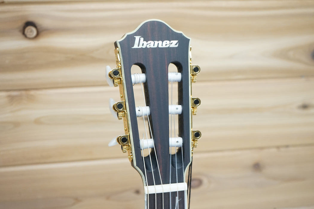 Ibanez TOD10N Tim Henson Signature Nylon-String Acoustic-Electric Guitar Transparent Black Flat B-Stock