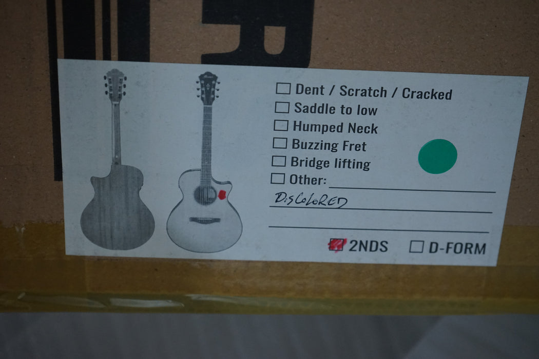 Ibanez TOD10N Tim Henson Signature Nylon-String Acoustic-Electric Guitar Transparent Black Flat B-Stock