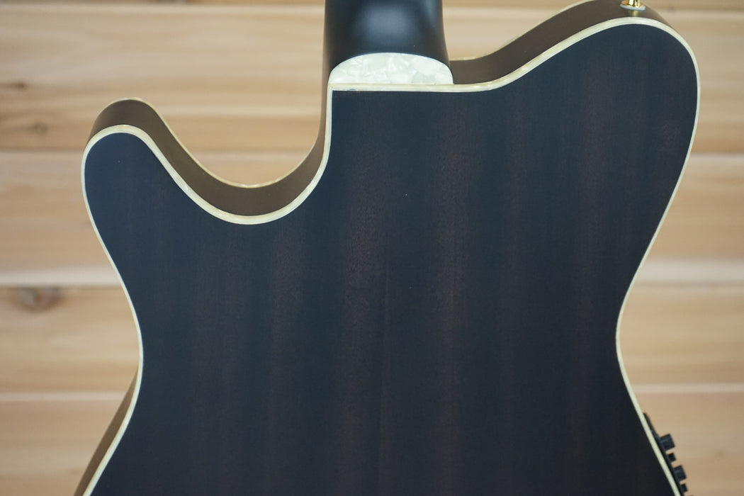 Ibanez TOD10N Tim Henson Signature Nylon-String Acoustic-Electric Guitar Transparent Black Flat B-Stock