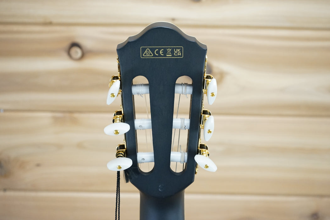 Ibanez TOD10N Tim Henson Signature Nylon-String Acoustic-Electric Guitar Transparent Black Flat B-Stock