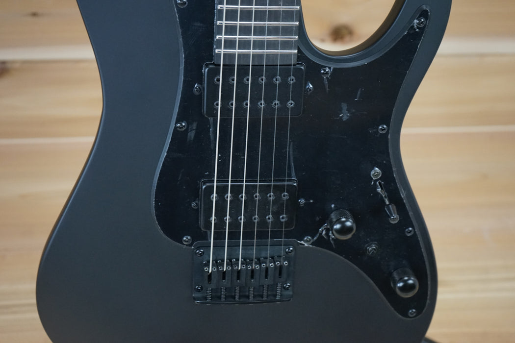 Ibanez AZ Iron Label AZ41B1BKF Solid Body Electric Guitar Black Flat B-Stock