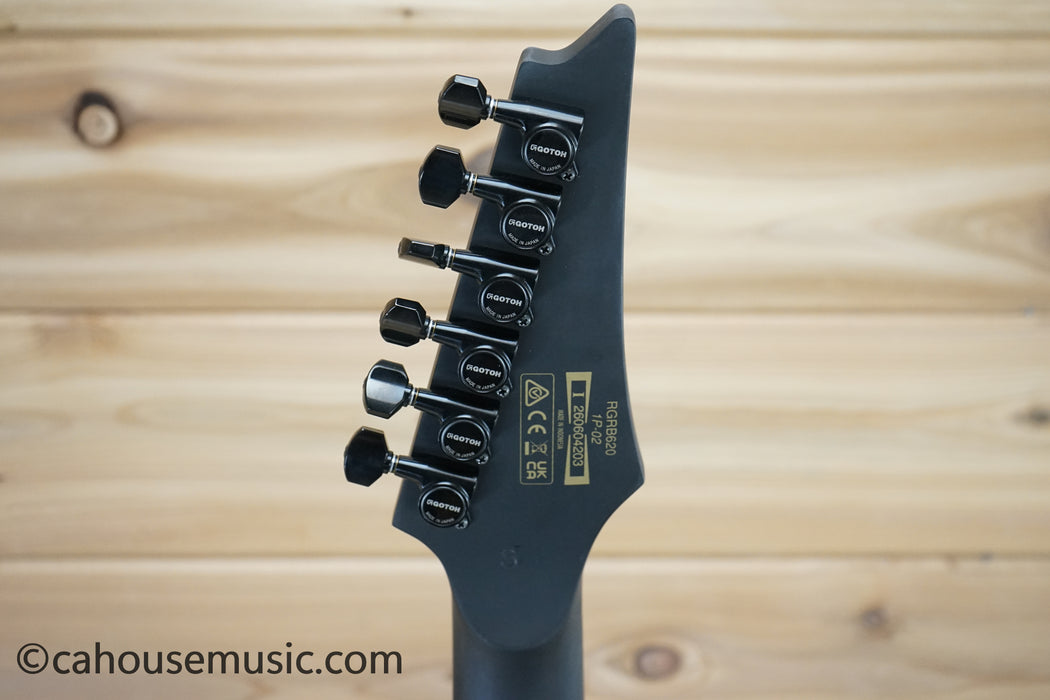 Ibanez Iron Label RGRB620 RG Electric Guitar Black Flat B-Stock