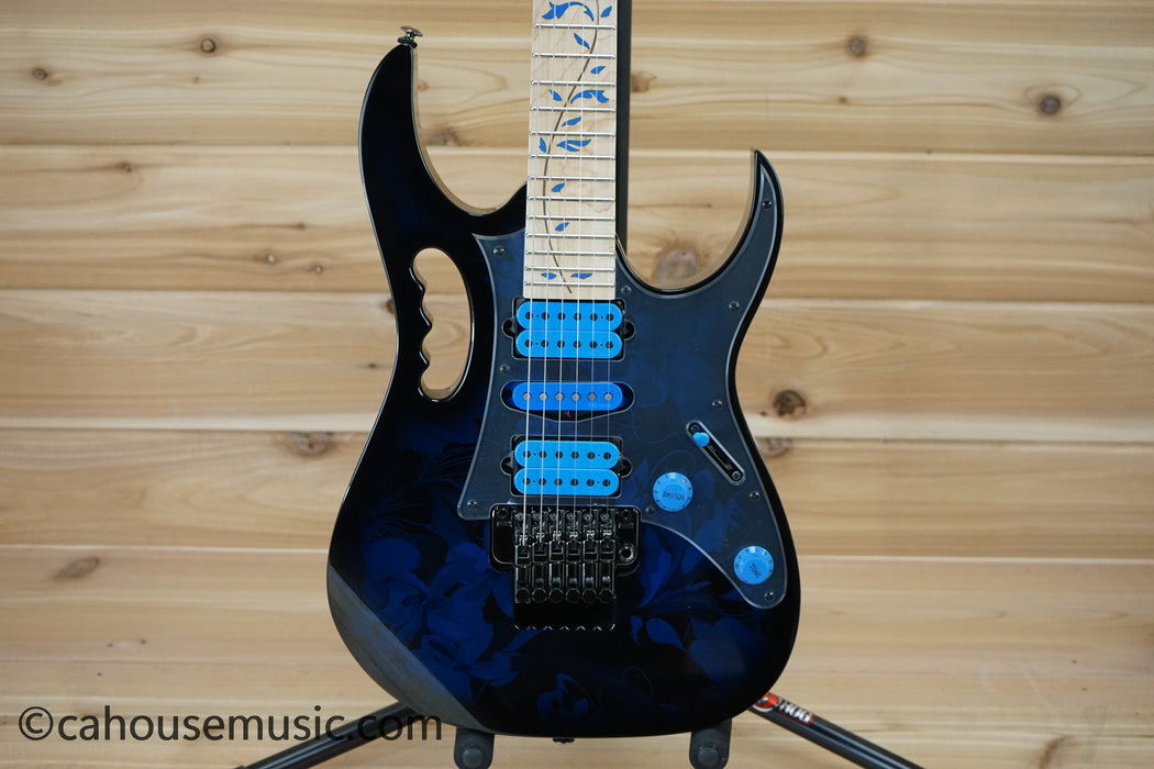 Ibanez JEM77P Steve Vai Signature Electric Guitar Blue Floral Pattern B-Stock