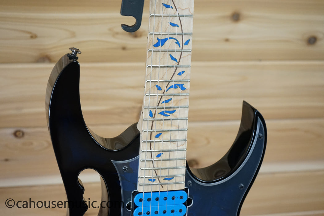 Ibanez JEM77P Steve Vai Signature Electric Guitar Blue Floral Pattern B-Stock