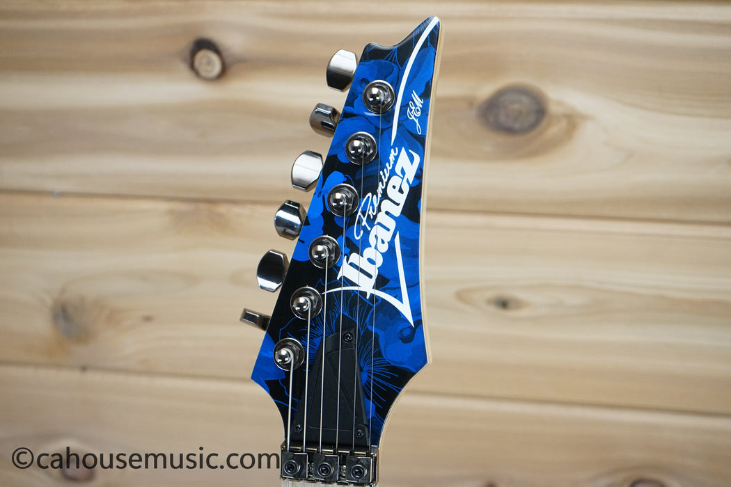 Ibanez JEM77P Steve Vai Signature Electric Guitar Blue Floral Pattern B-Stock