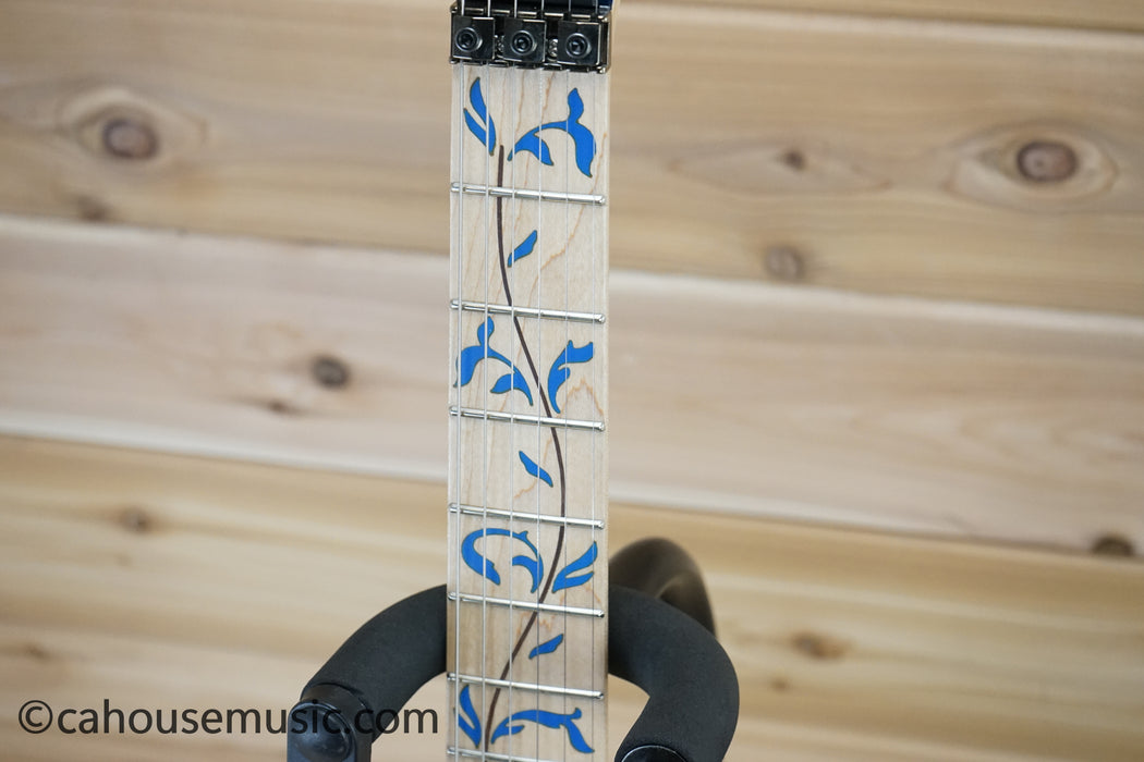 Ibanez JEM77P Steve Vai Signature Electric Guitar Blue Floral Pattern B-Stock