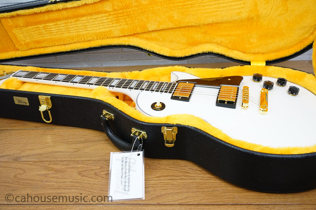Gibson Custom Les Paul Custom Electric Guitar - Alpine White