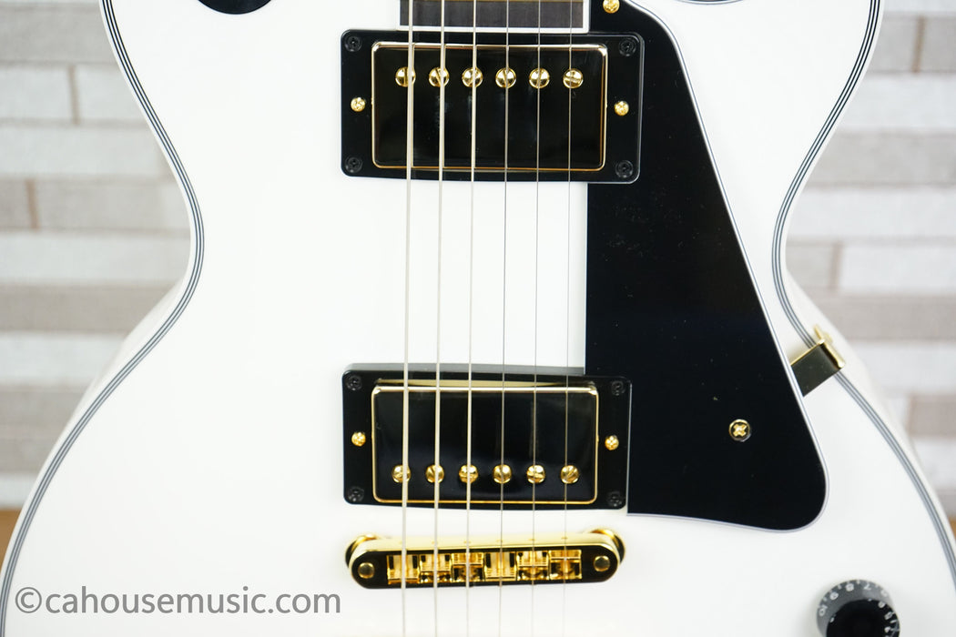 Gibson Custom Les Paul Custom Electric Guitar - Alpine White