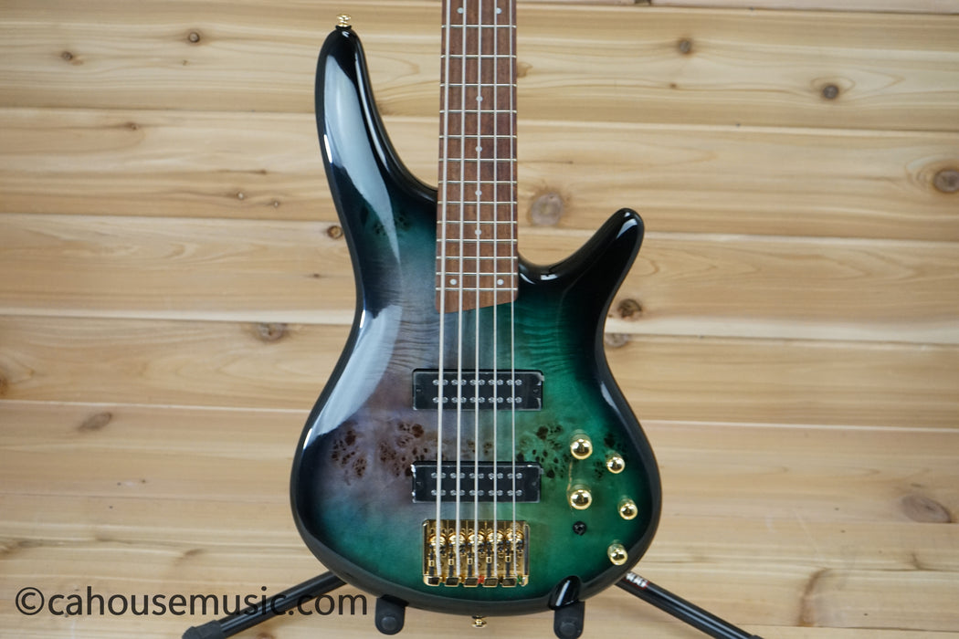 Ibanez SR405EPBDX 5 String Bass Guitar Tropical Seafloor Burst B-Stock