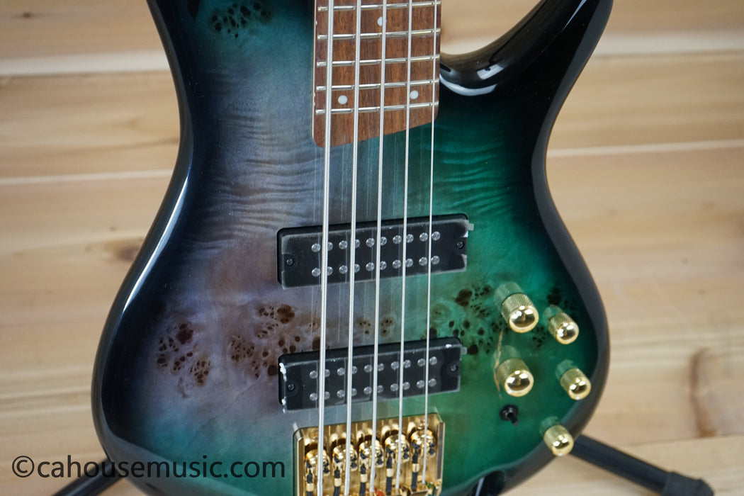 Ibanez SR405EPBDX 5 String Bass Guitar Tropical Seafloor Burst B-Stock
