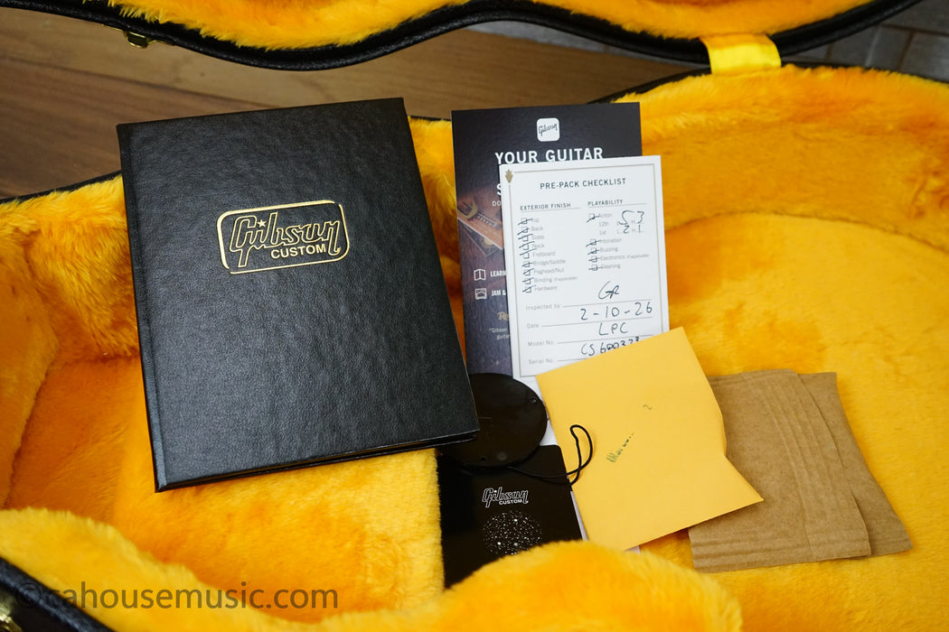 Gibson Custom Shop Special Order Les Paul Custom Figured 7A Quilt Top - Blue Widow