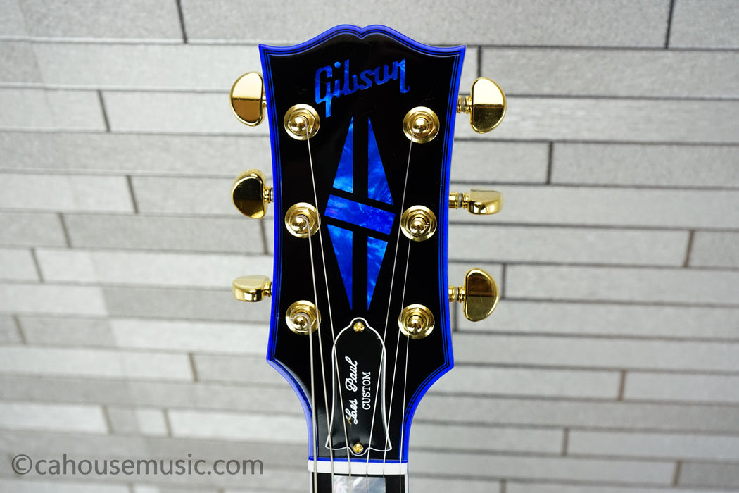 Gibson Custom Shop Special Order Les Paul Custom Figured 7A Quilt Top - Blue Widow