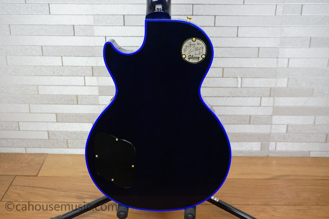 Gibson Custom Shop Special Order Les Paul Custom Figured 7A Quilt Top - Blue Widow