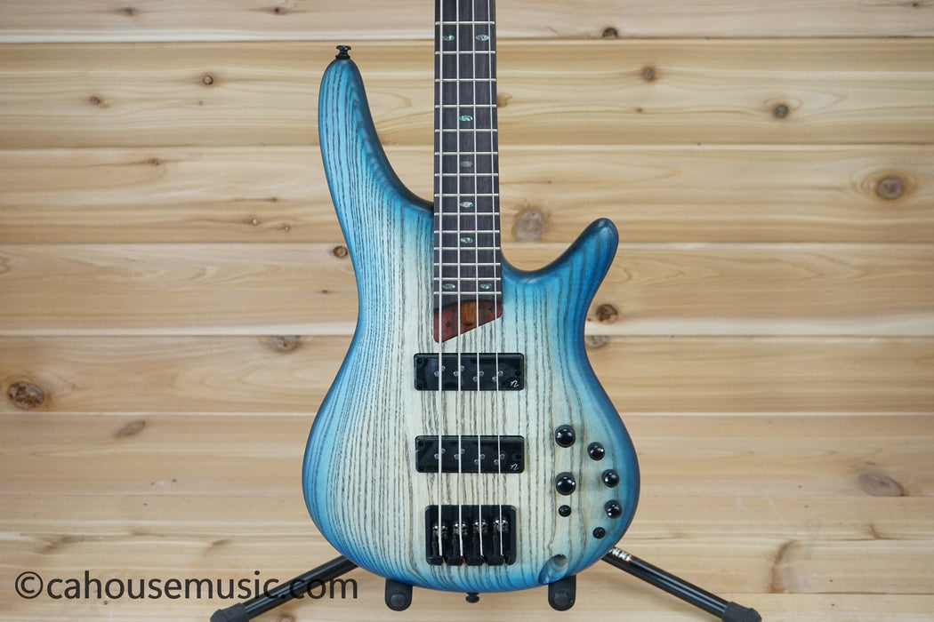 Ibanez SR600E Bass Guitar Cosmic Blue Starburst Flat B-Stock