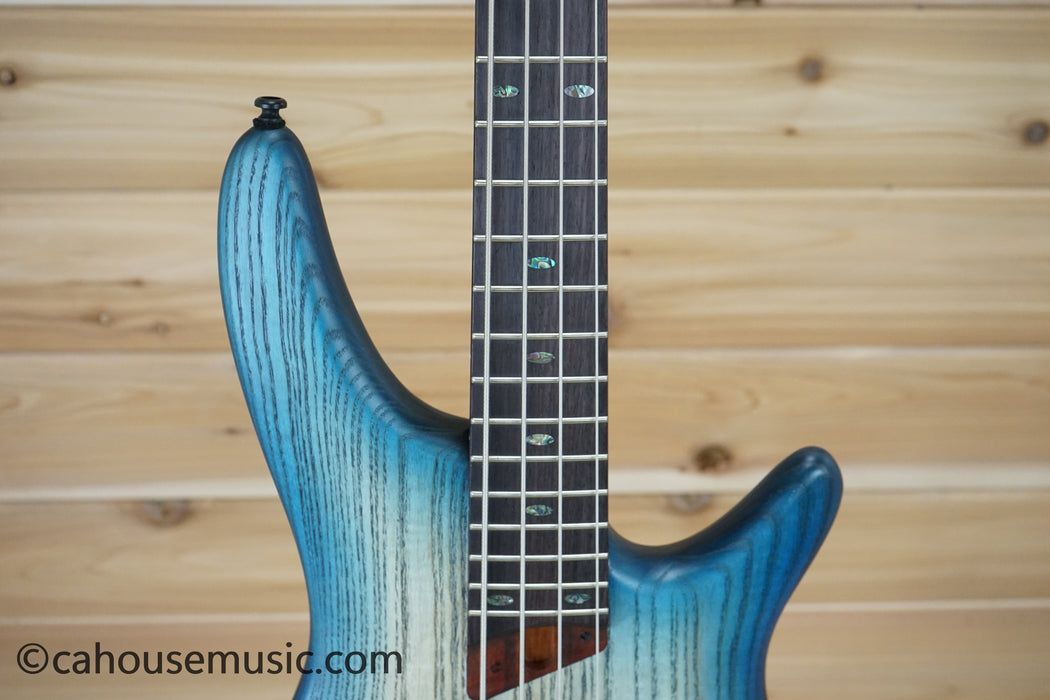 Ibanez SR600E Bass Guitar Cosmic Blue Starburst Flat B-Stock