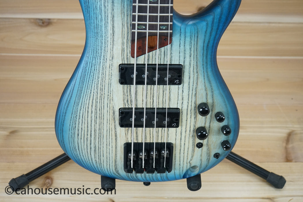 Ibanez SR600E Bass Guitar Cosmic Blue Starburst Flat B-Stock