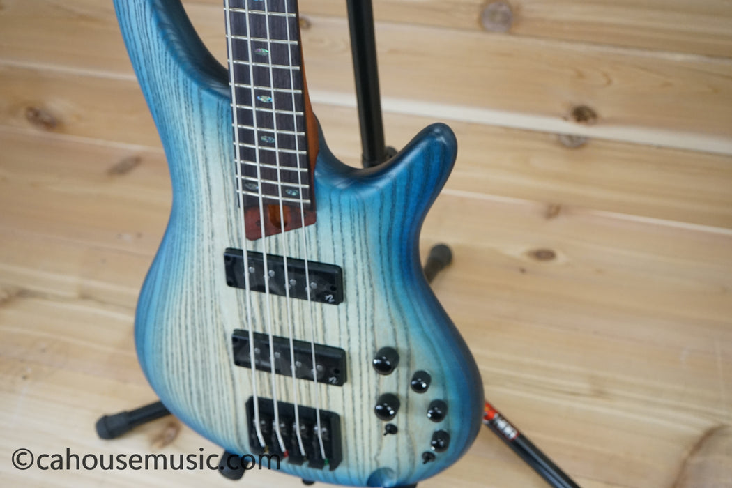 Ibanez SR600E Bass Guitar Cosmic Blue Starburst Flat B-Stock