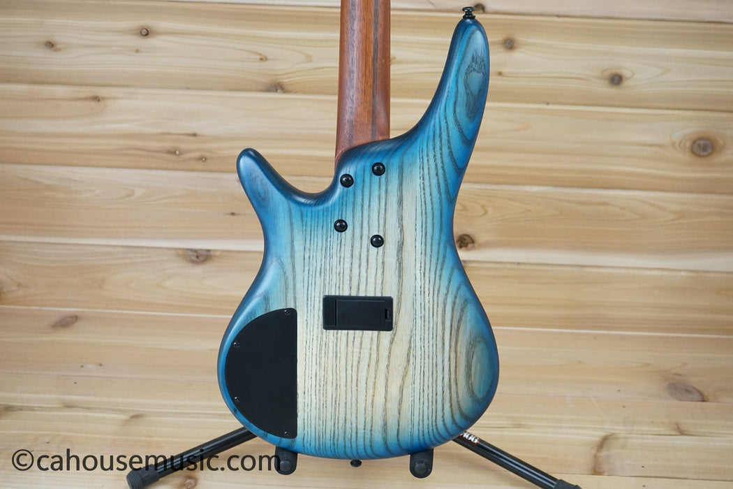Ibanez SR600E Bass Guitar Cosmic Blue Starburst Flat B-Stock