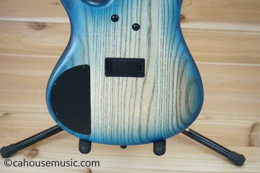 Ibanez SR600E Bass Guitar Cosmic Blue Starburst Flat B-Stock