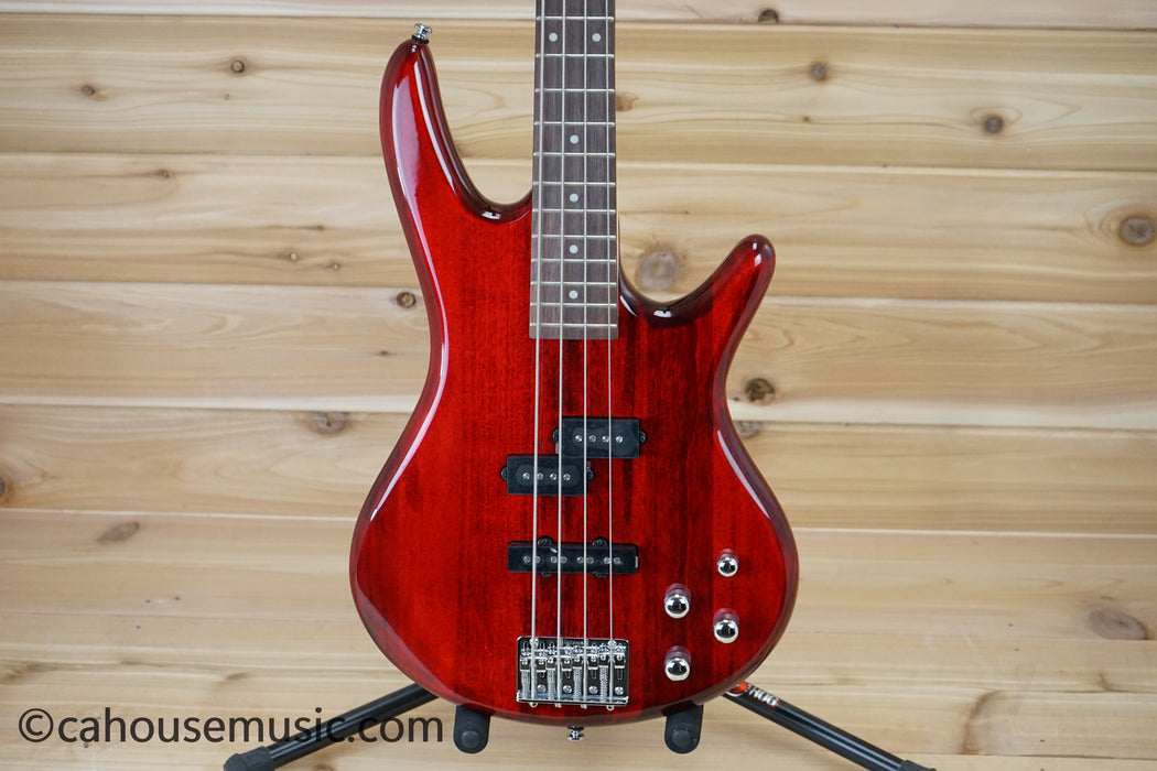 Ibanez GSR200 Gio PJ Bass Guitar Transparent Red B-Stock