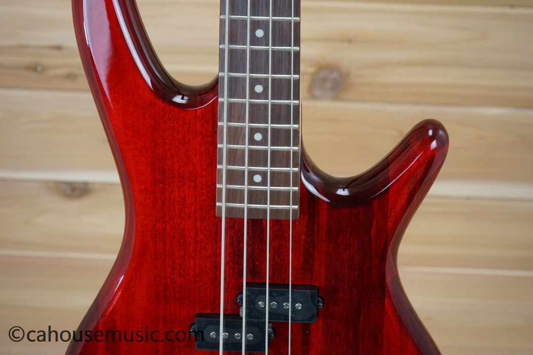 Ibanez GSR200 Gio PJ Bass Guitar Transparent Red B-Stock