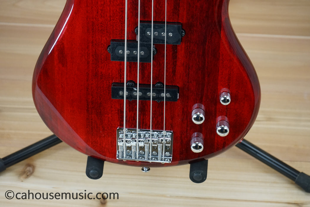 Ibanez GSR200 Gio PJ Bass Guitar Transparent Red B-Stock
