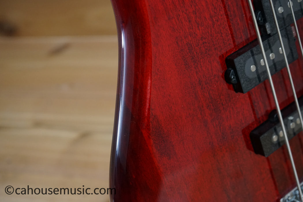 Ibanez GSR200 Gio PJ Bass Guitar Transparent Red B-Stock