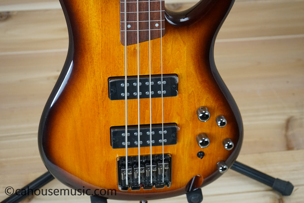 Ibanez SR370EF Fretless Bass Guitar Brown Burst B-Stock